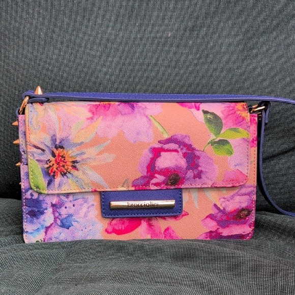 Braccialini Floral Shoulder Mini Bag - Picture 2 of 5